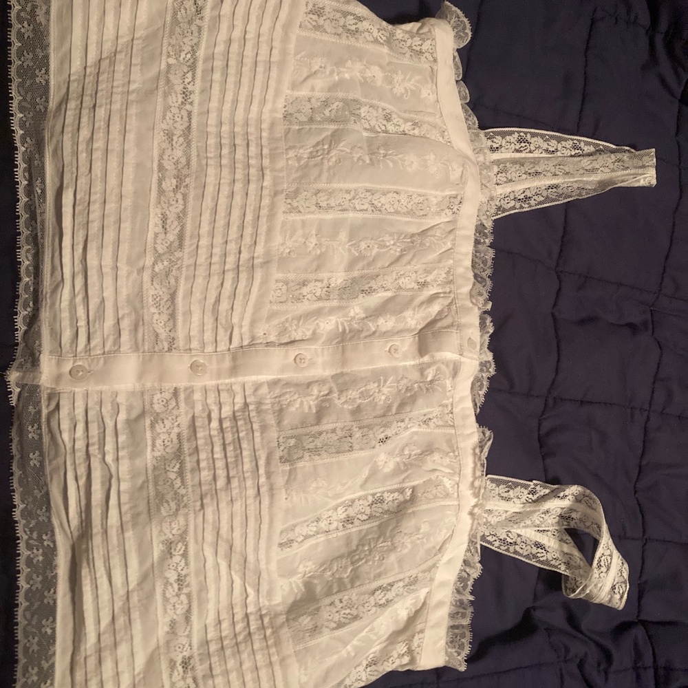 Sezane Shena Top Ecru - Size 14/46 NWOT - Picture 2 of 4